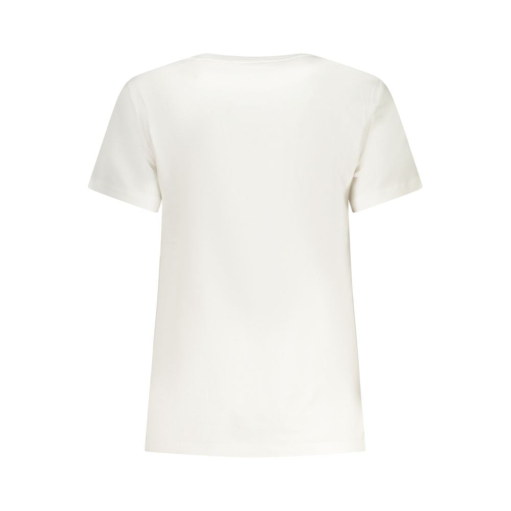 Guess Jeans Bianco Cotone Women T-Shirt