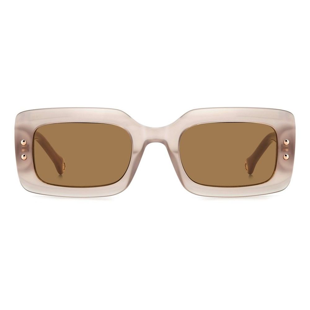 Carolina Herrera Orange Acetate Sunglasses