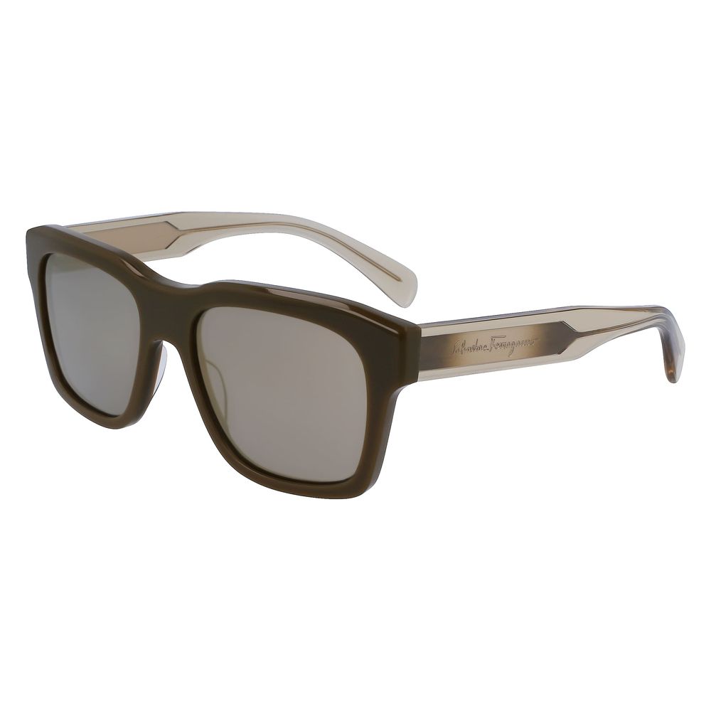 Ferragamo Bicolor Acetate Sunglasses