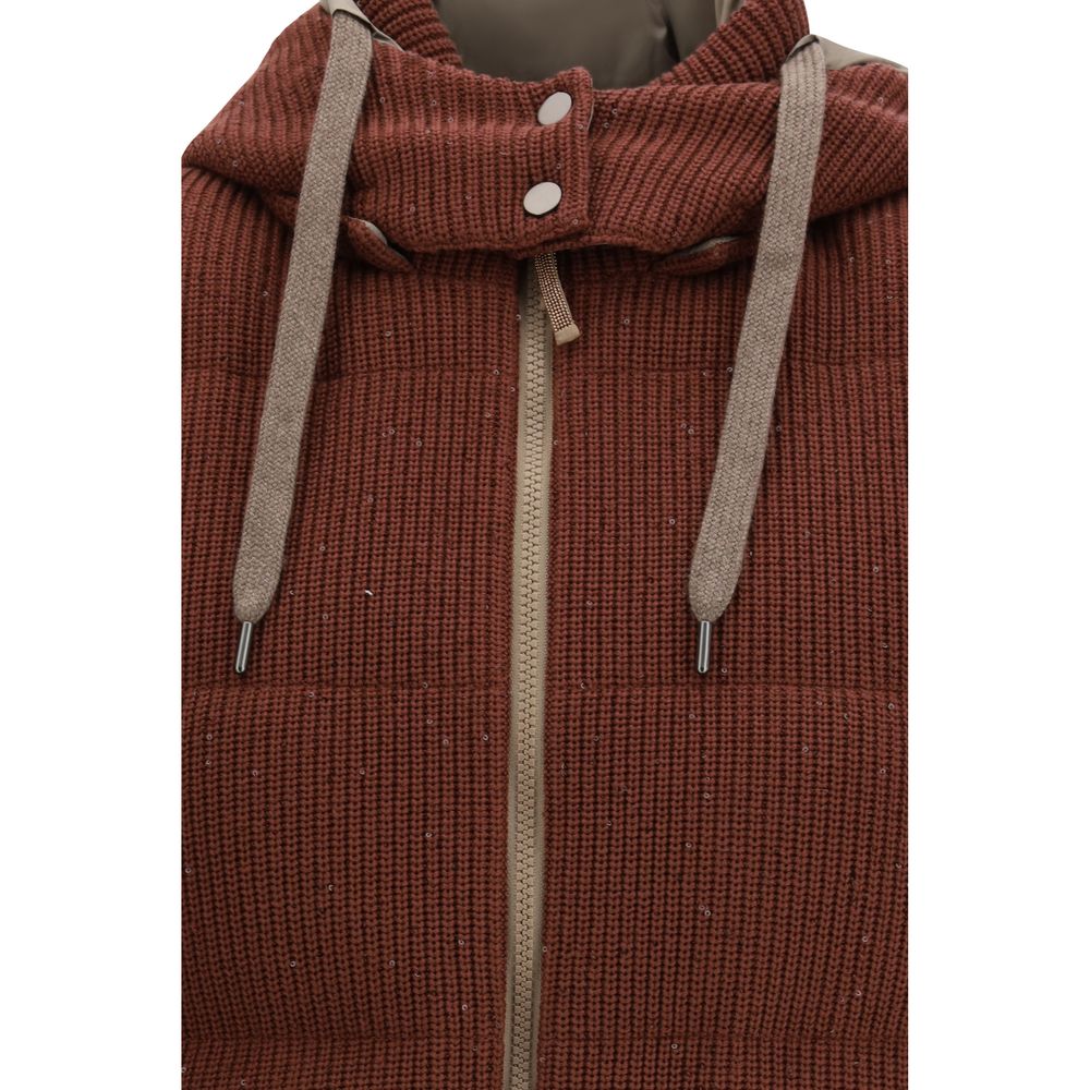 Brunello Cucinelli Brown Cotton Jackets And Coat