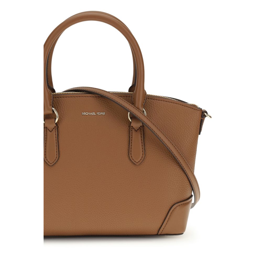 Michael Kors Brown Calf Leather Bos Taurus Shoulder Bag