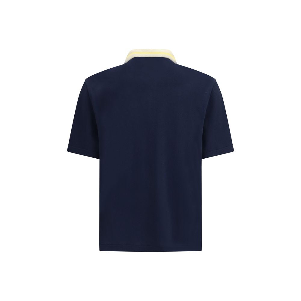 Marni Blue Cotton Polo Shirt