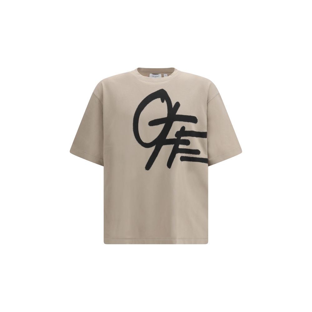 Off-White Beige Cotton Sportswear