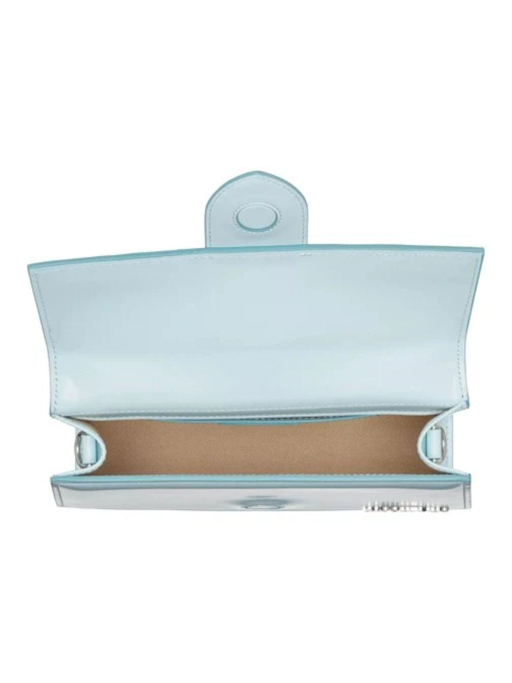 Jacquemus Pale blue Leather Le Grand Bambino Handbag