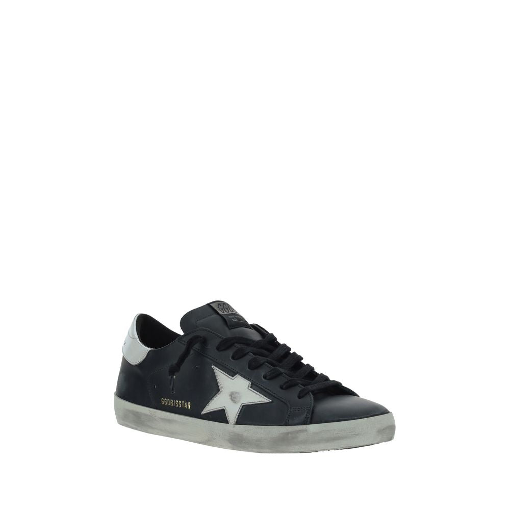 Golden Goose Black Rubber Low Top Sneakers