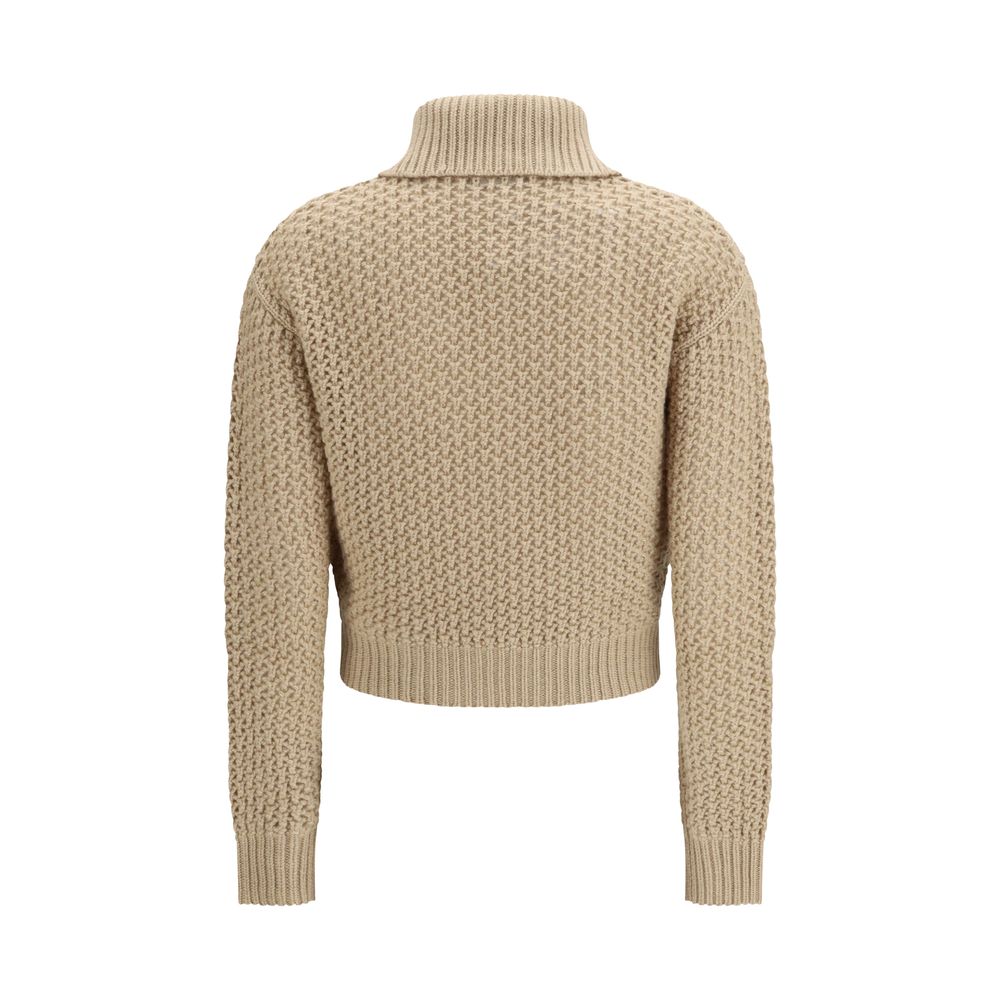 Max Mara Beige Wool Cashmere Sweater