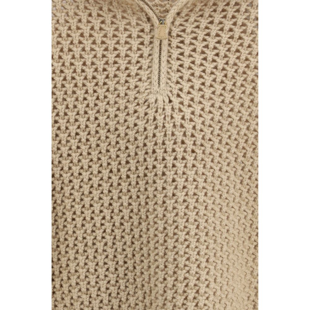 Max Mara Beige Wool Cashmere Sweater