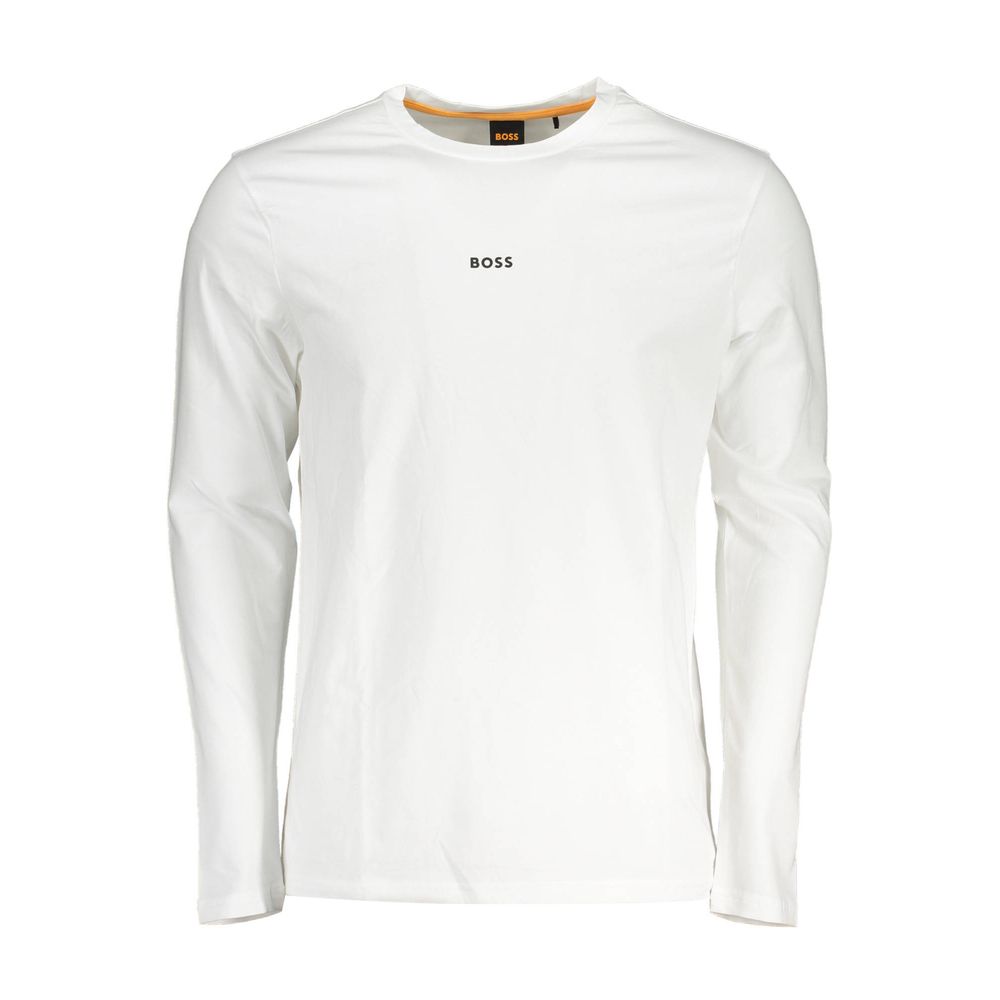 Hugo Boss White Organic Cotton Men T-Shirt