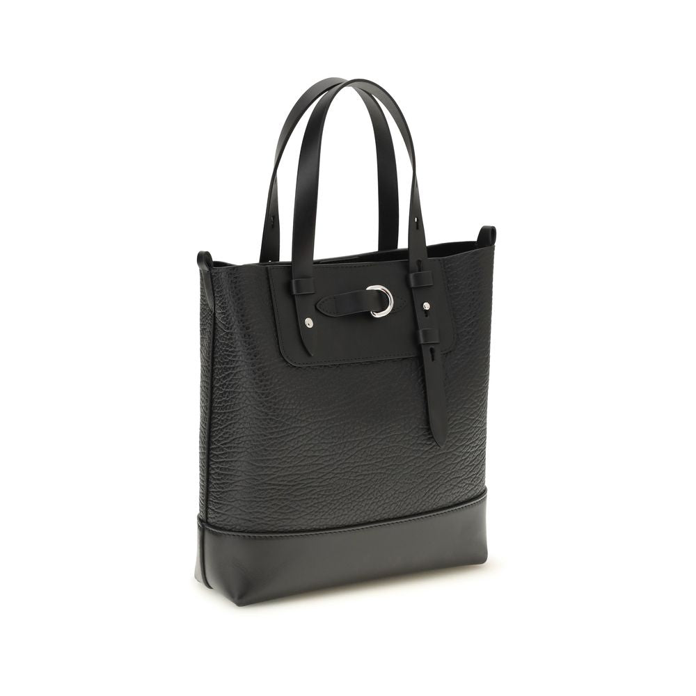 Margiela Black Calf Leather Bos Taurus Shoulder Bag
