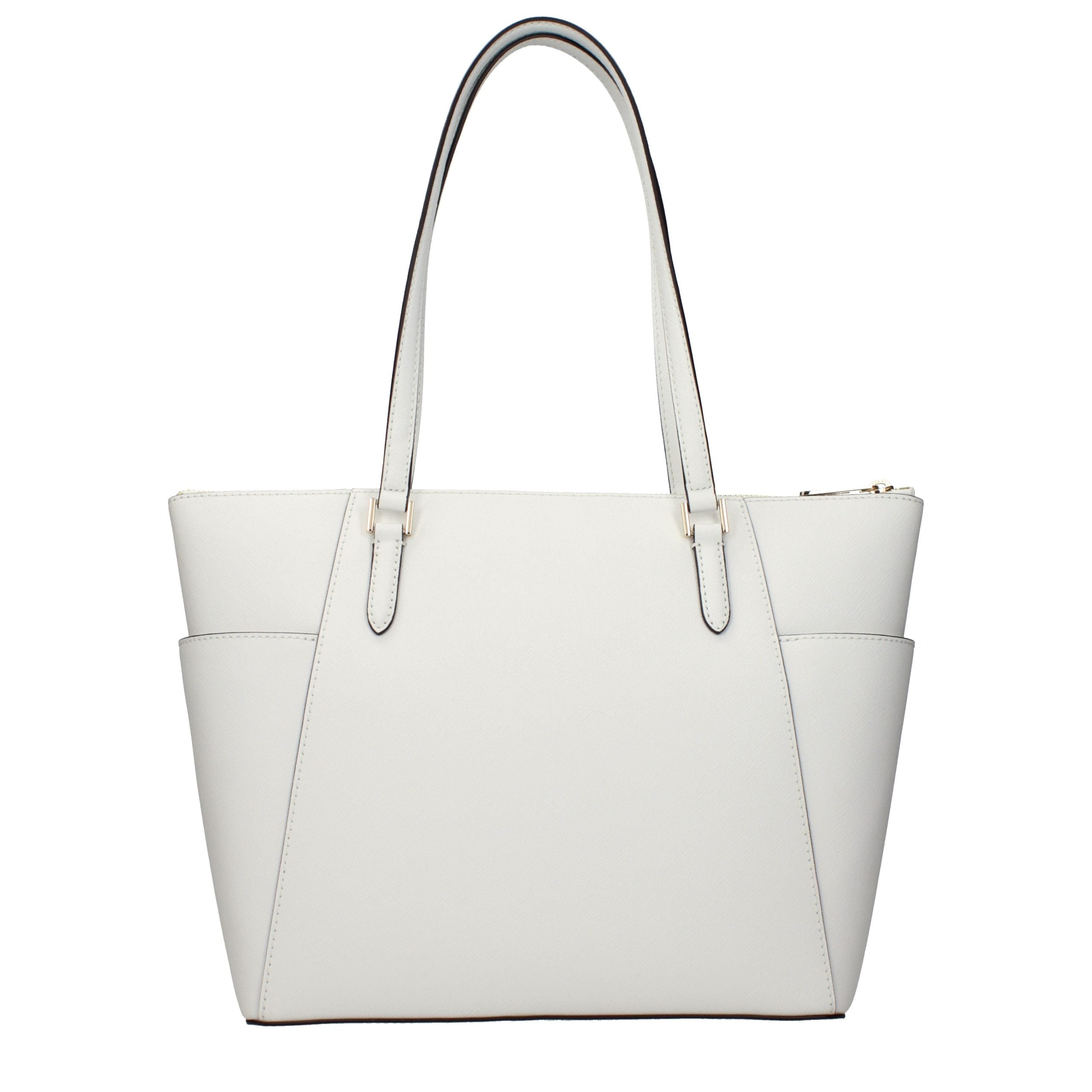 Michael Kors White Leather Shoulder Bag