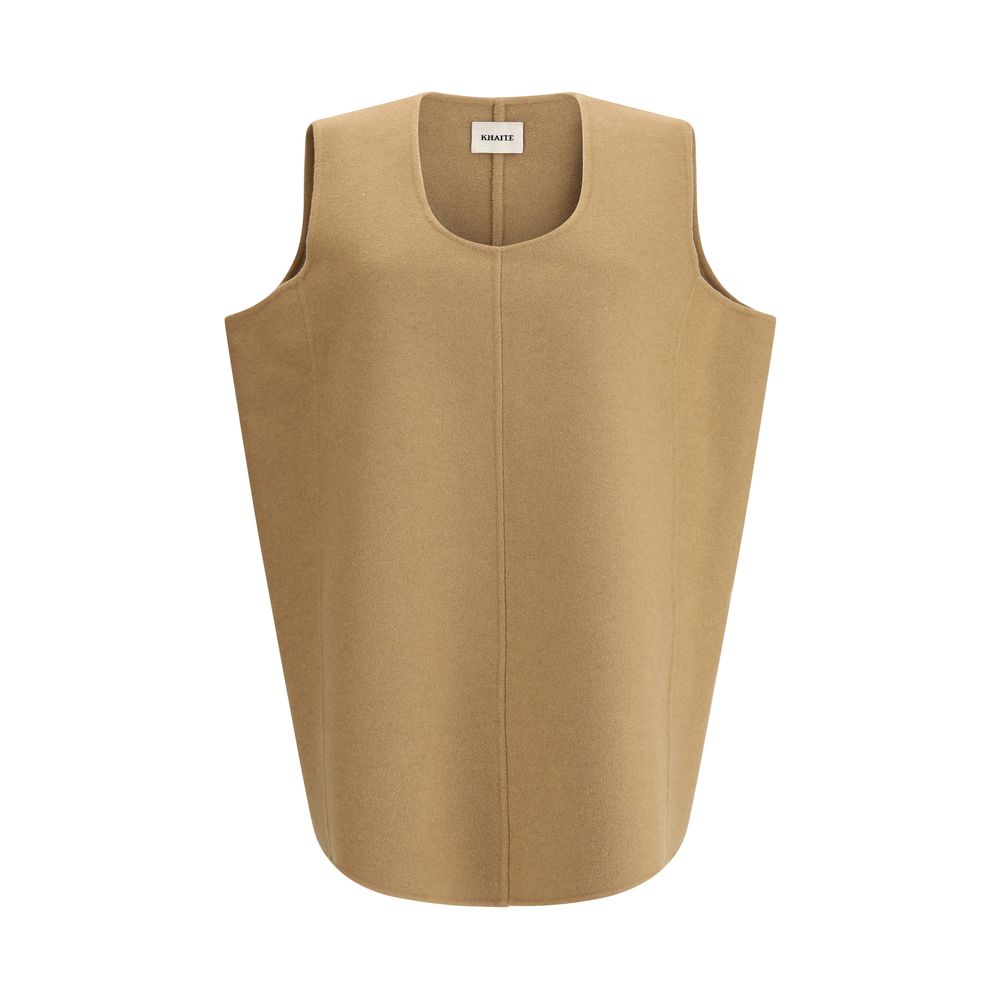 Khaite Beige Wool Casual Dress