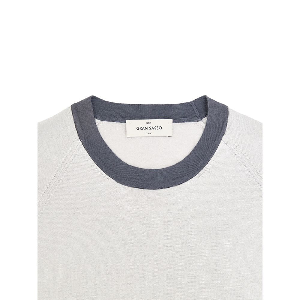 Gran Sasso Beige Cotton T-Shirt