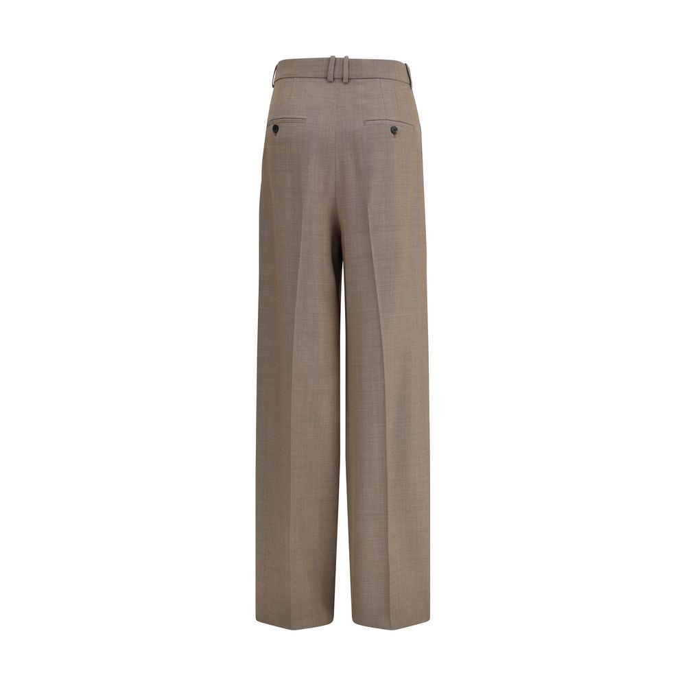 Saint Laurent Beige Wool Casual Pants