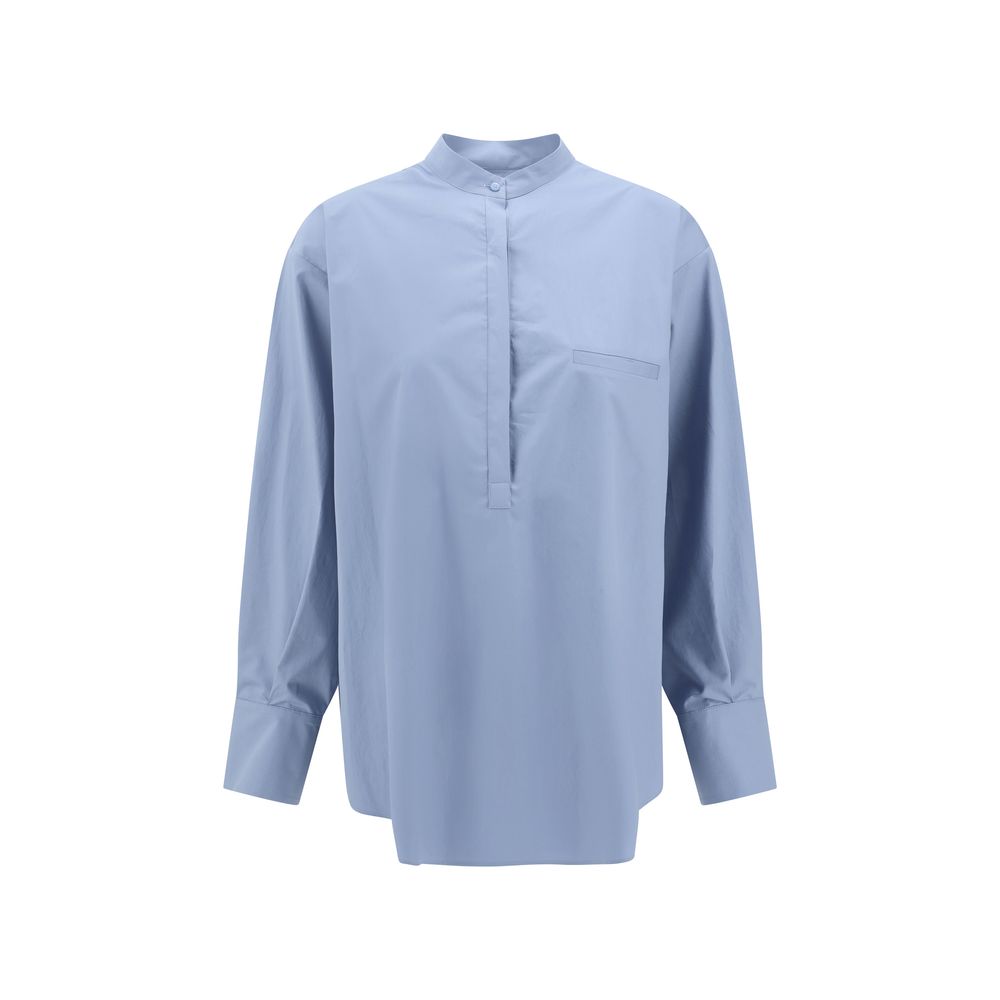 SA SU PHI Blue Cotton Shirt