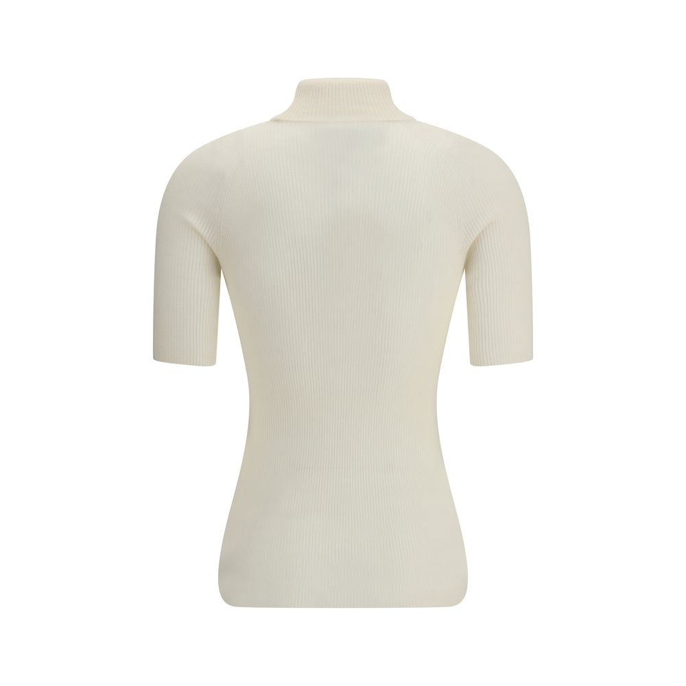 SA SU PHI Beige Cashmere Top