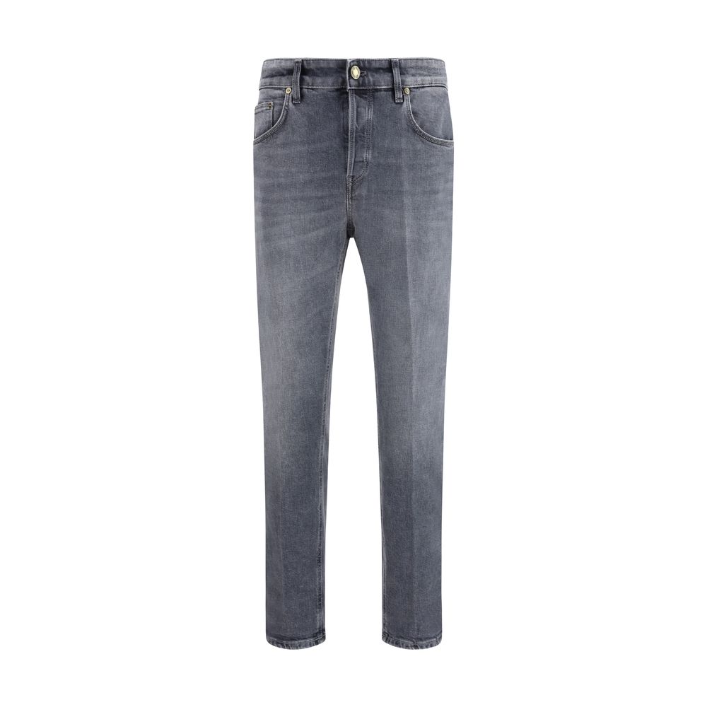 PT Torino Gray Cotton Jeans Denim