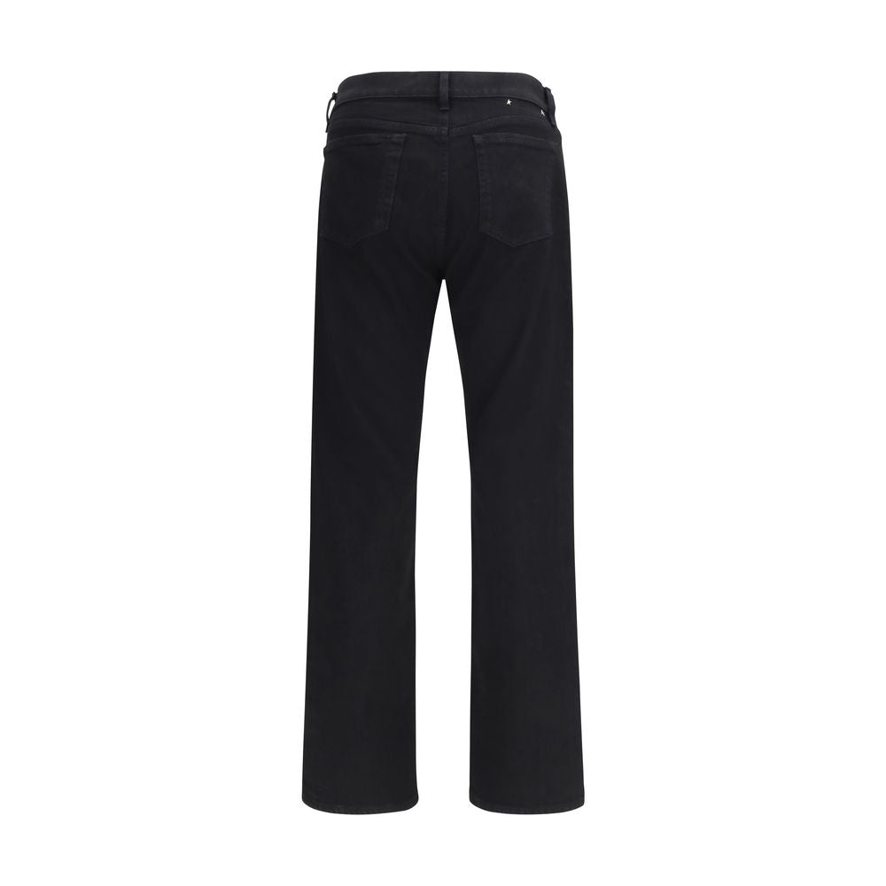 Golden Goose Black Cotton Slim Fit Jeans