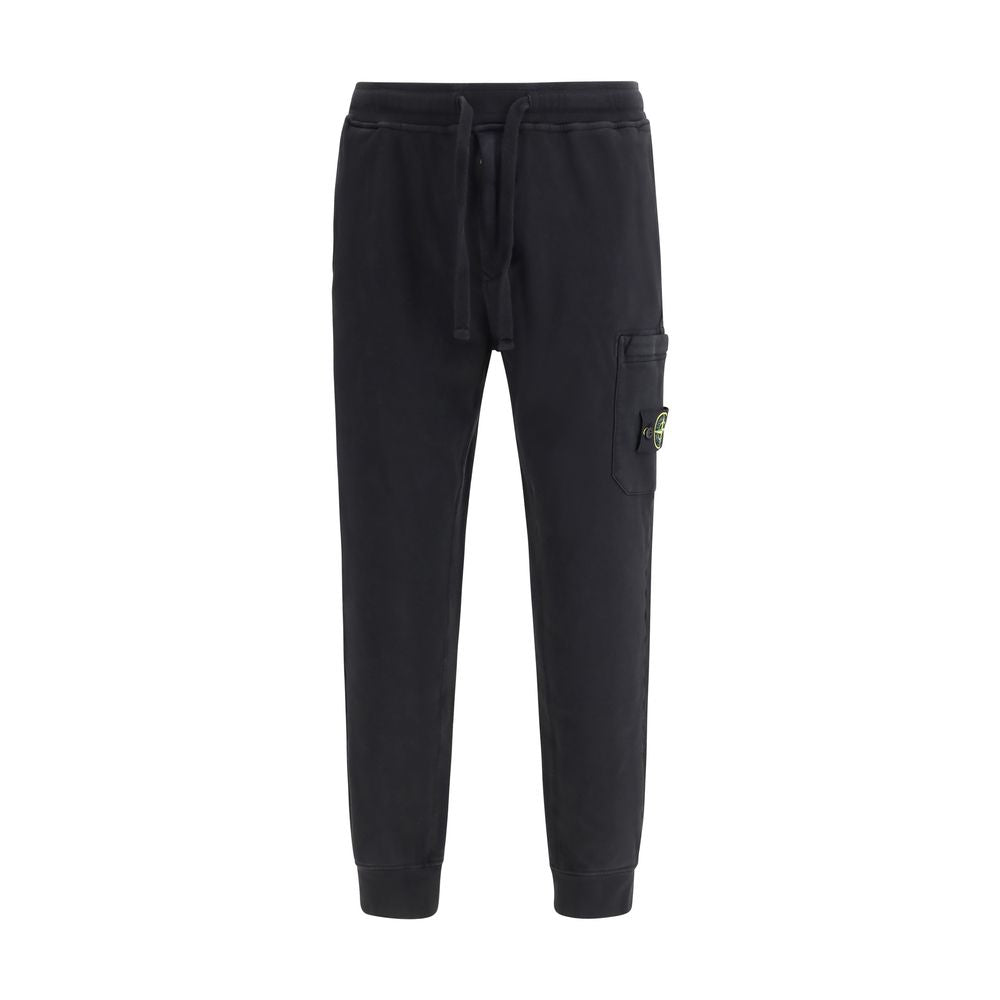 Stone Island Black Cotton Sweatshirt