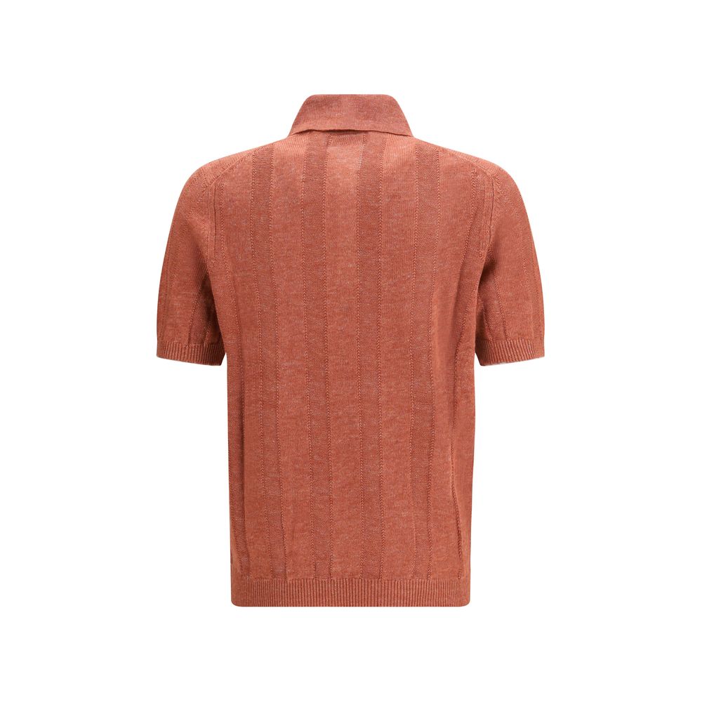 Brunello Cucinelli Orange Linen Sweatshirt