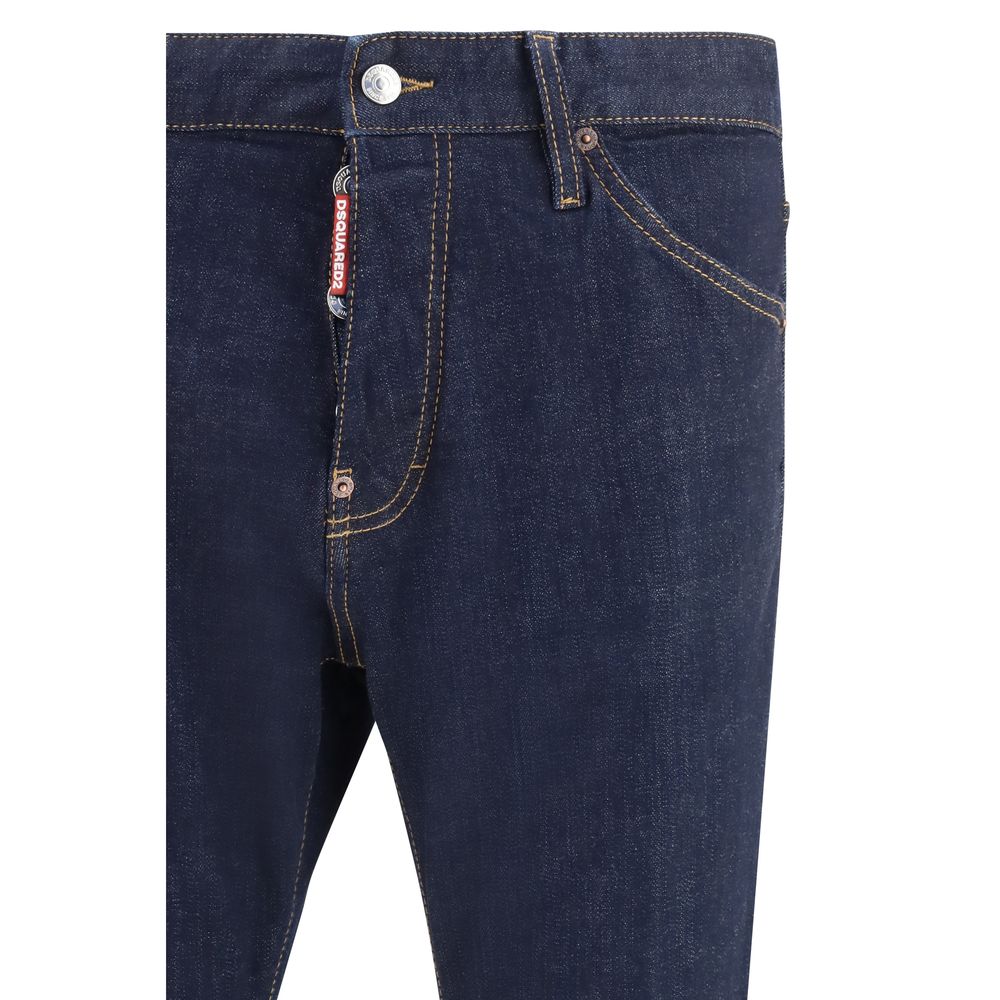 Dsquared² Blue Cotton Jeans Denim