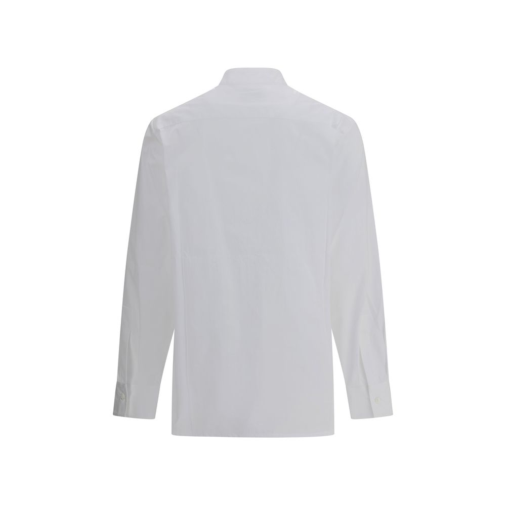 SA SU PHI White Cotton Dress Shirt