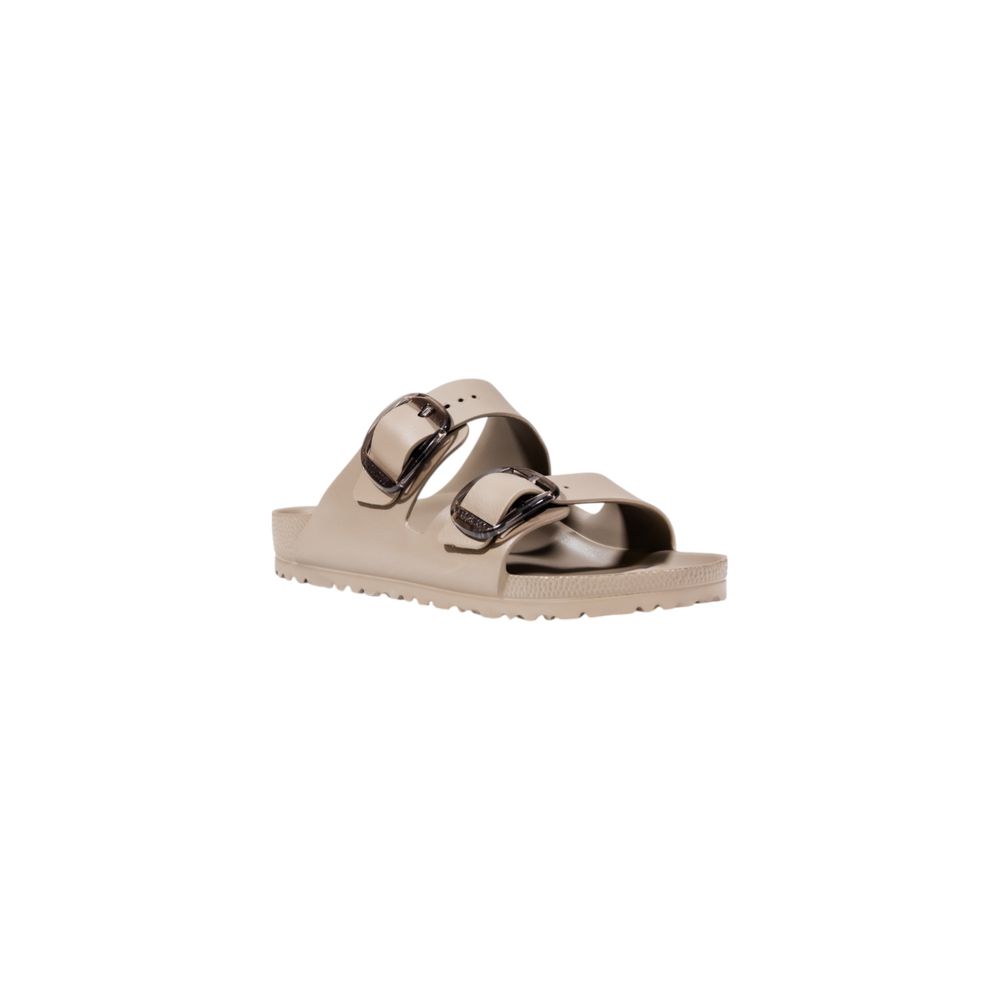 Birkenstock Beige Synthetic Flat Sandals