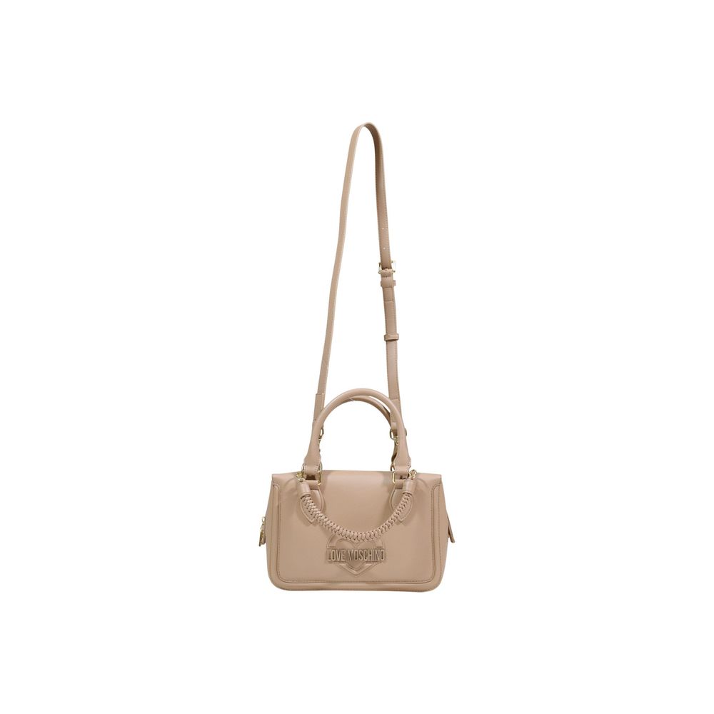 Love Moschino Beige Polyethylene Handbag