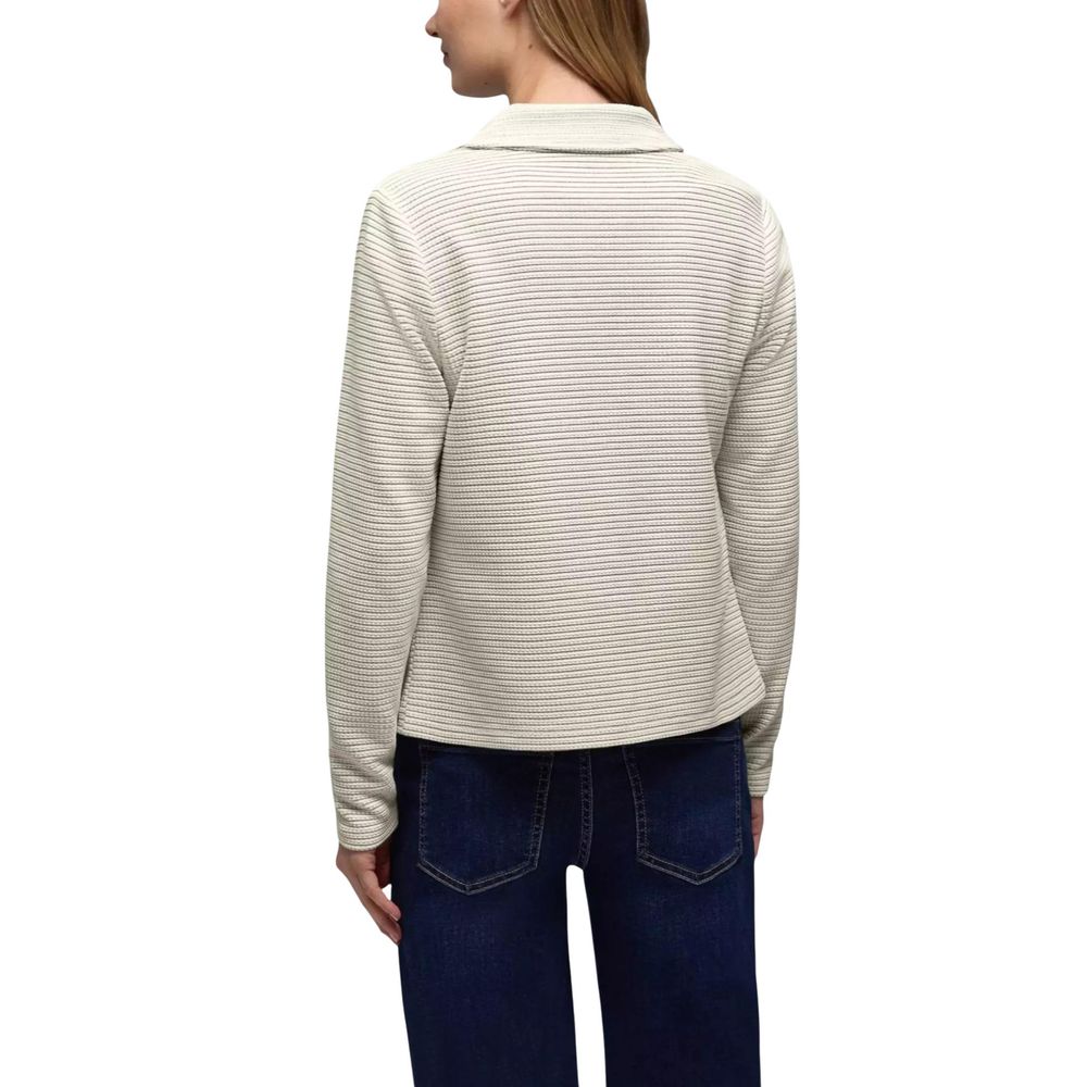 Street One Cream Polyester Blazer