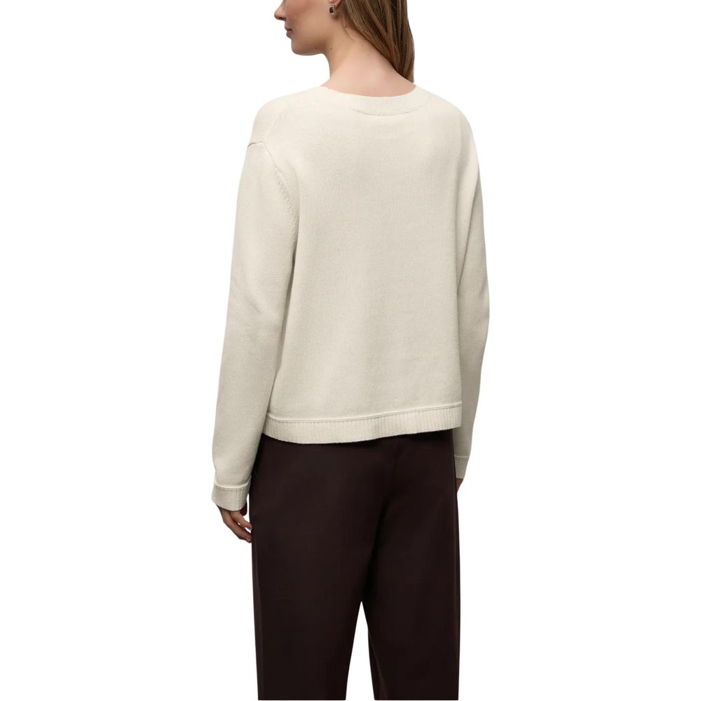 Street One Beige Cotton Sweatshirt