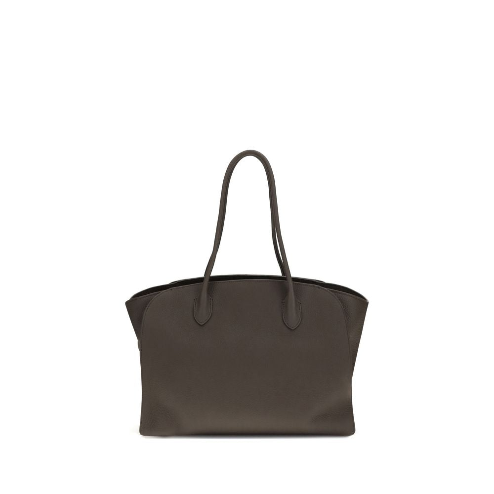 The Row Brown Calf Leather Bos Taurus Shoulder Bag