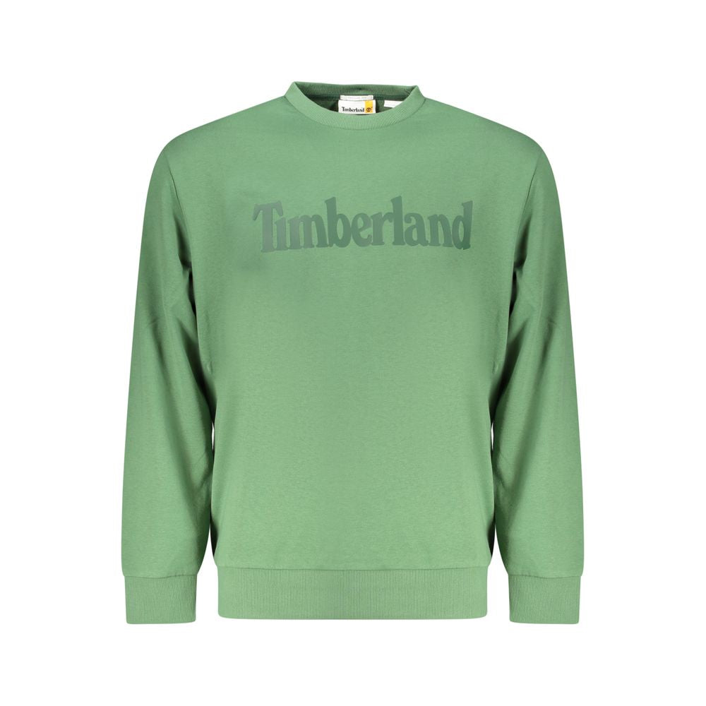 Timberland Verde Cotton Men Sweatshirt