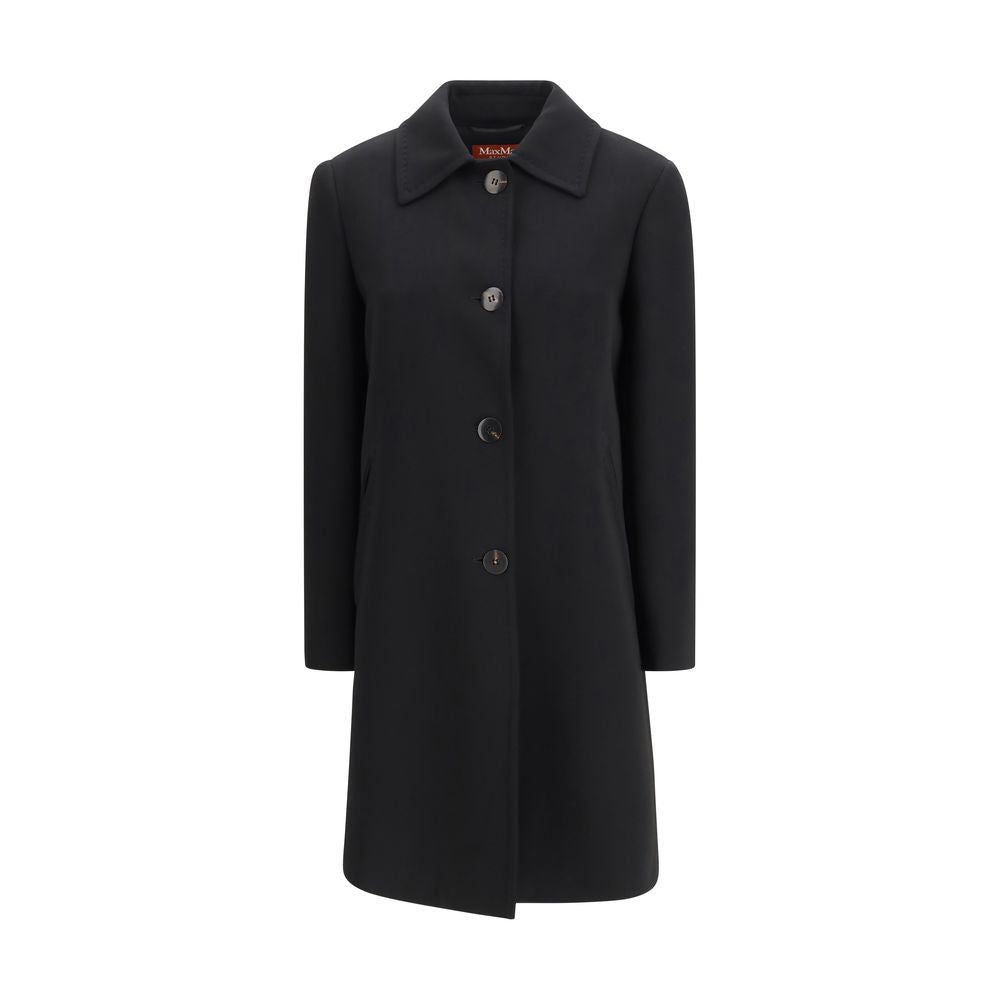 Max Mara Black Triacetate Coat