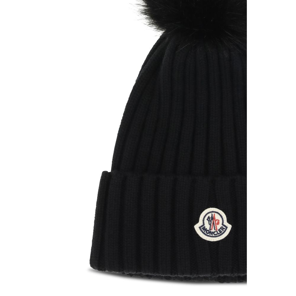 Moncler Black Fleece Wool Beanie