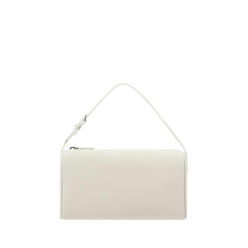 The Row White Calf Leather Bos Taurus Shoulder Bag