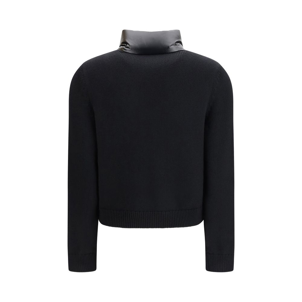 Moncler Black Polyamide Coat