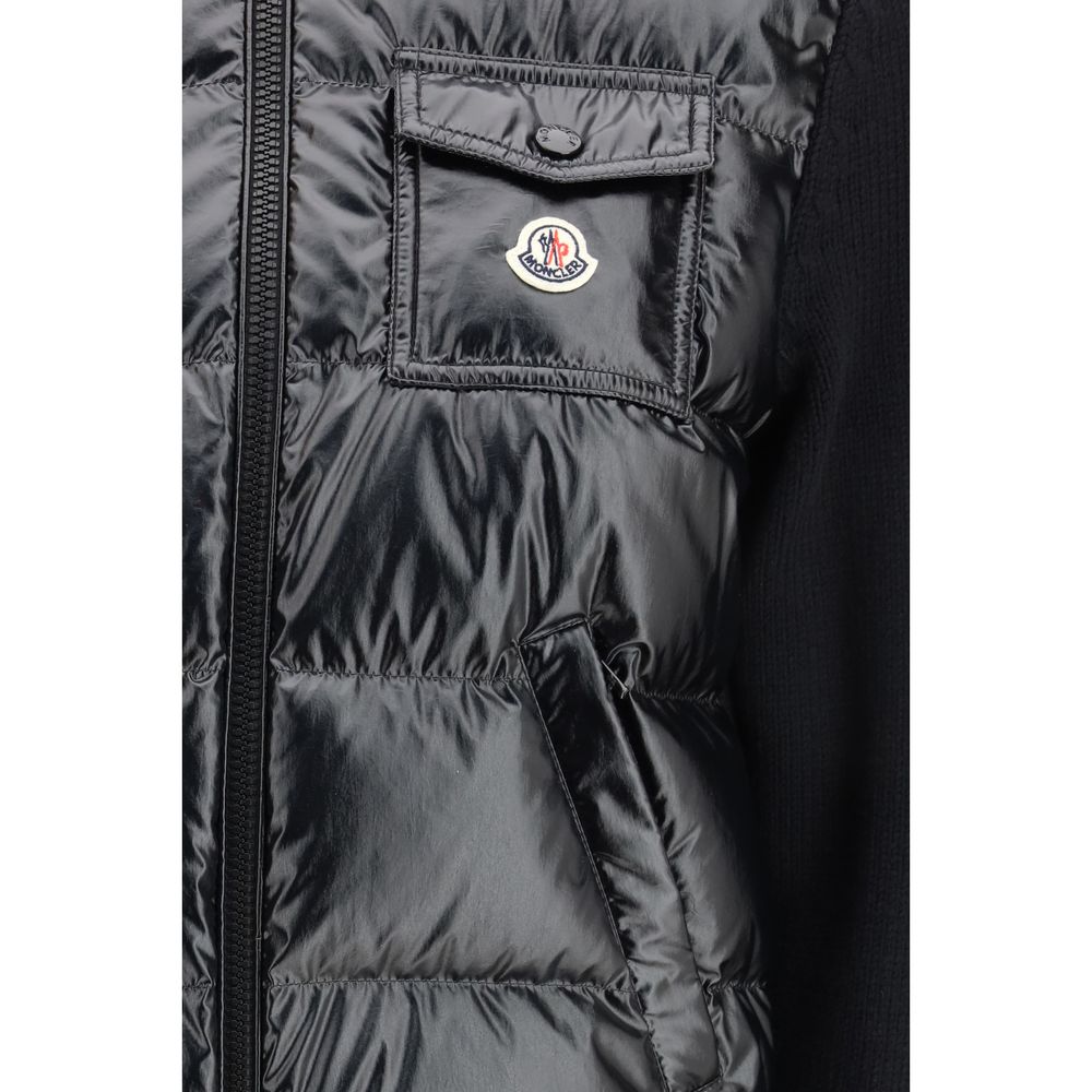 Moncler Black Polyamide Coat