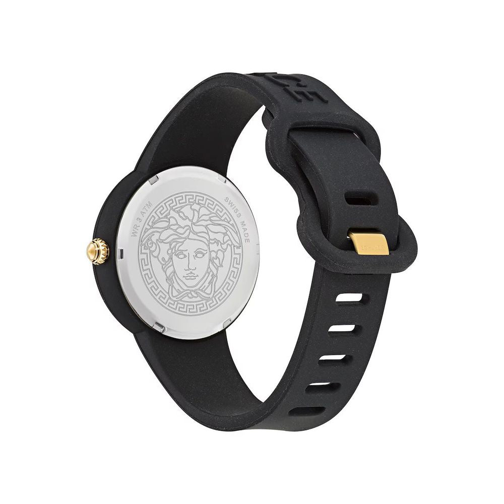 Versace Black Synthetic Sport Watch