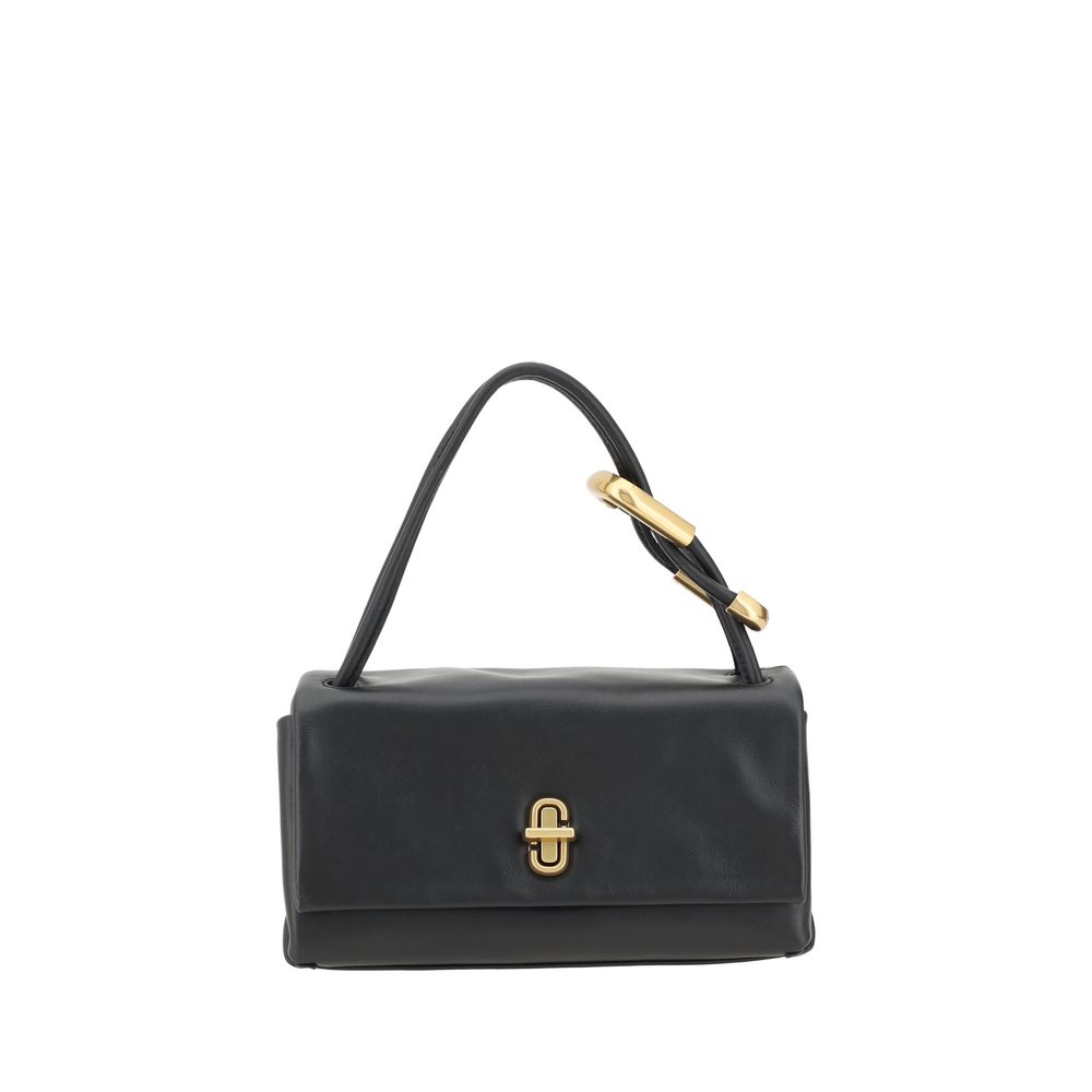 Marc Jacobs Black Calf Leather Bos Taurus Shoulder Bag