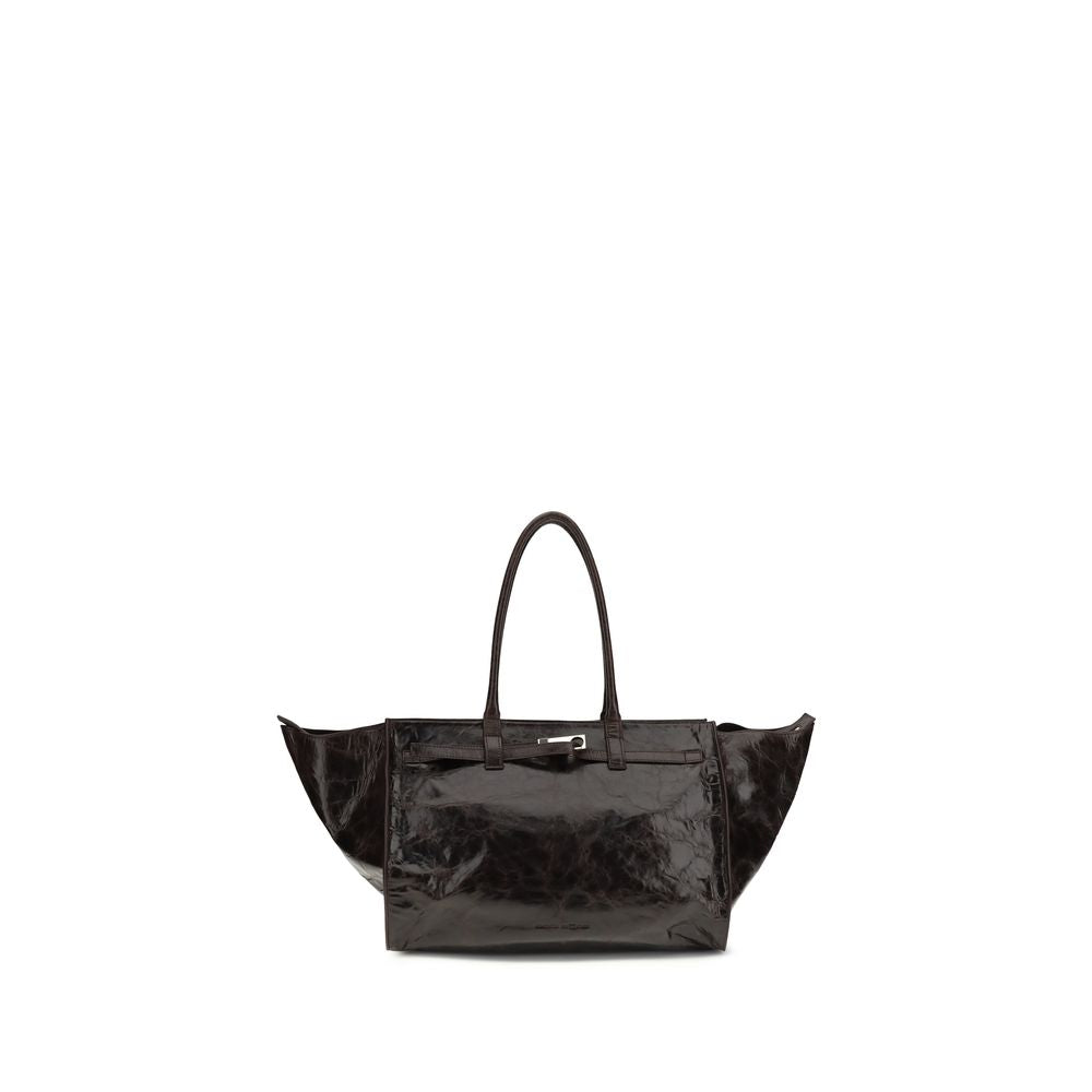 Benedetta Bruzziches Brown Calf Leather Bos Taurus Shoulder Bag