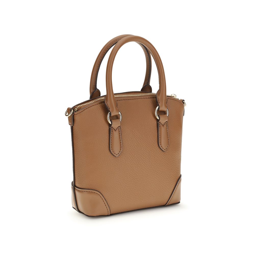 Michael Kors Beige Calf Leather Bos Taurus Shoulder Bag