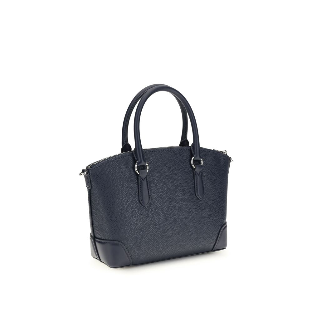 Michael Kors Black Calf Leather Bos Taurus Shoulder Bag