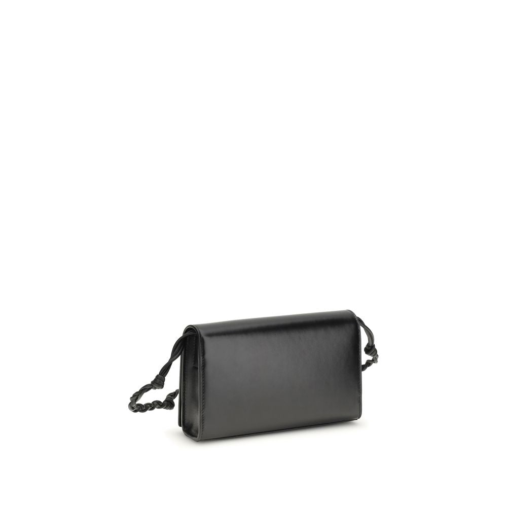 Jil Sander Black Calf Leather Bos Taurus Wallet