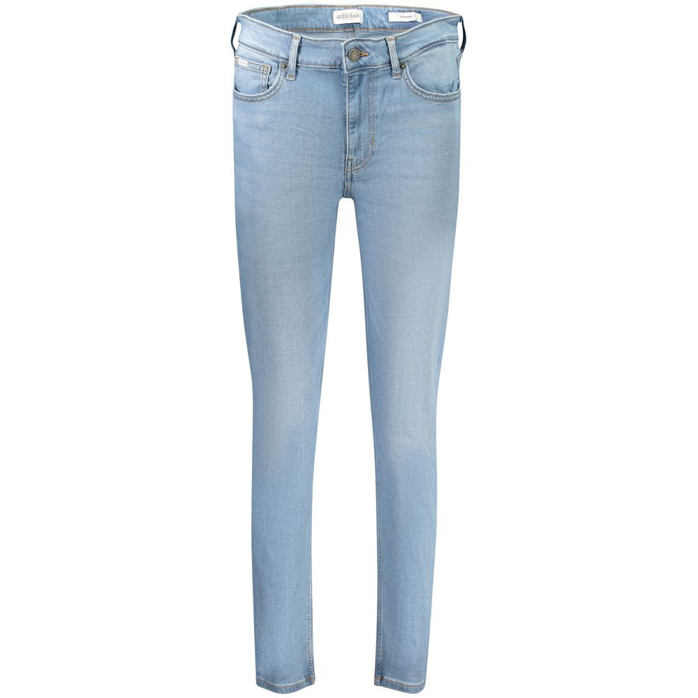Guess Jeans Azzurro Lyocell Woman Jeans