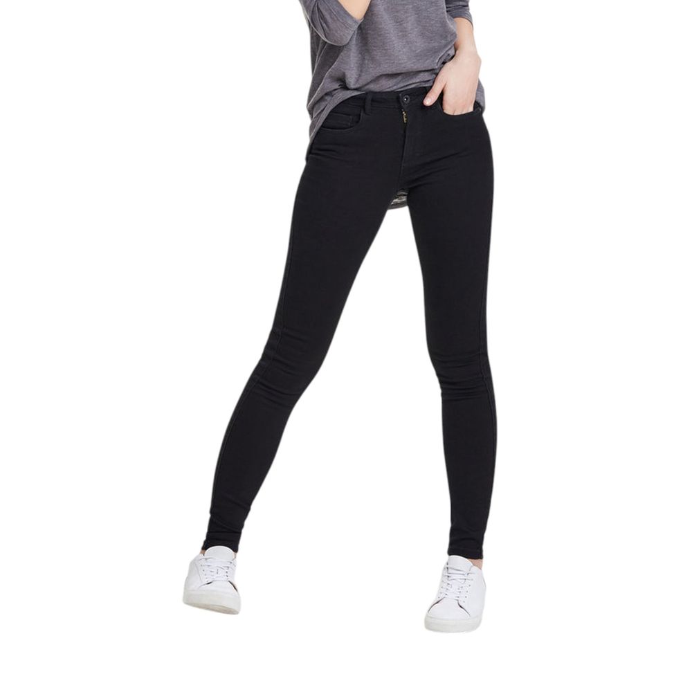 Only Black Cotton Skinny Jeans