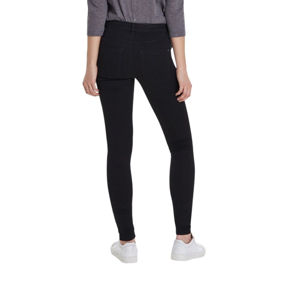 Only Black Cotton Skinny Jeans