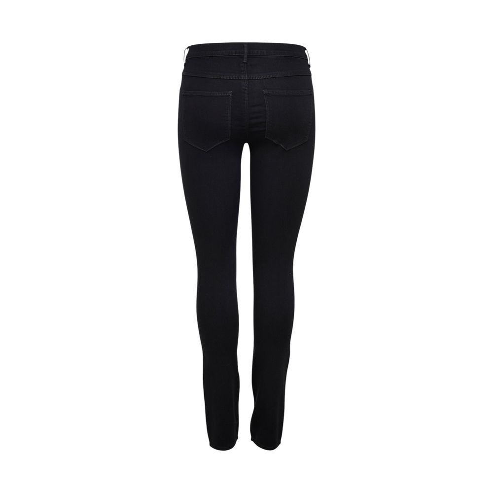 Only Black Viscose Skinny Jeans