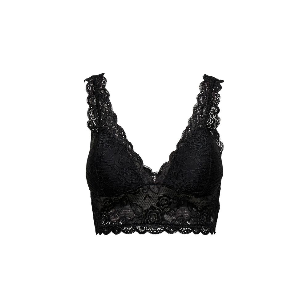 Only Black Polyester Bra