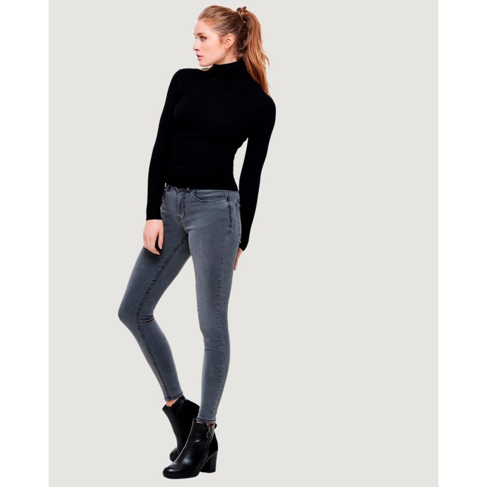 Only Black Viscose Turtleneck