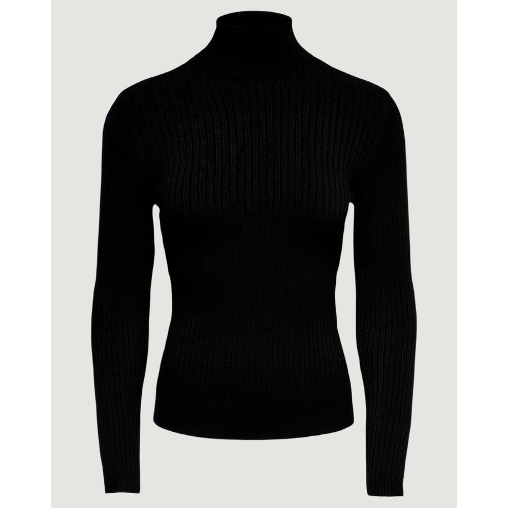 Only Black Viscose Turtleneck