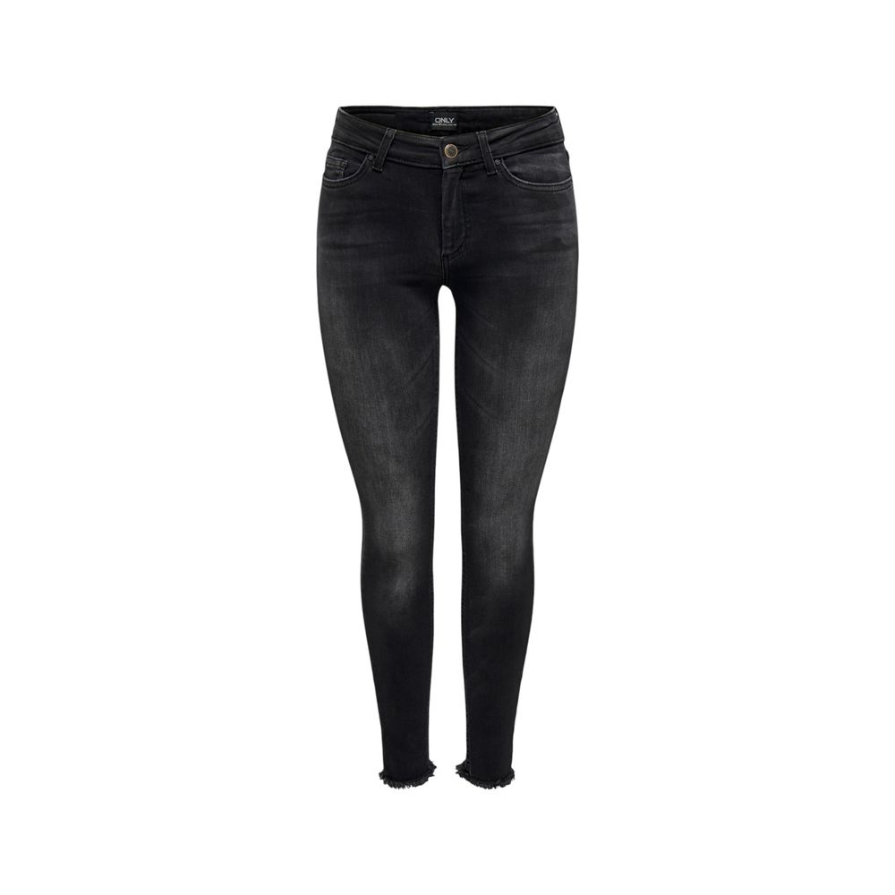 Only Black Cotton Skinny Jeans